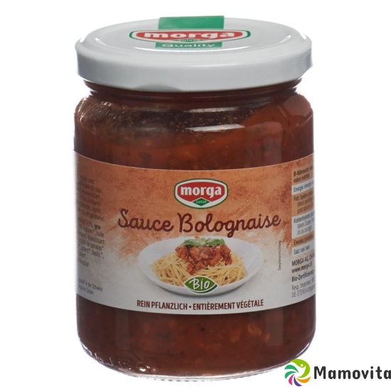 Morga Sauce Bolognaise mit Soja Bio Glas 250g buy online