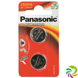 Panasonic Batterien Knopfzelle Cr2016 2 Stück