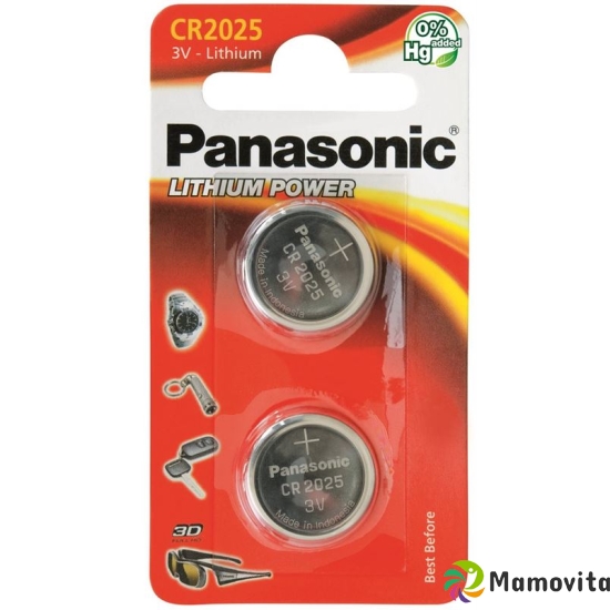 Panasonic Batterien Knopfzelle Cr2025 2 Stück buy online