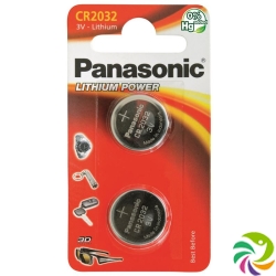 Panasonic Batterien Knopfzelle Cr2032 2 Stück