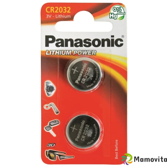 Panasonic Batterien Knopfzelle Cr2032 2 Stück buy online