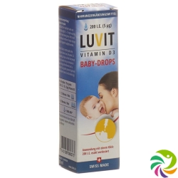 Luvit Vitamin D3 Baby-Drops Tropfflasche 10ml