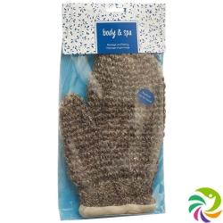 Herba massage glove horsehair and sisal