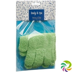 Herba peeling gloves light green 1 pair