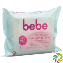 Bebe 5in1 Pflegende Reinigungstücher 25 Stück