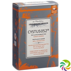 Cystus 052 Bio Lutschtabletten Honig-Orange 132 Stück