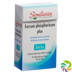 Similasan Ferrum Phos Plus Sticks Globuli Beutel 15 Stück