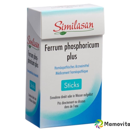 Similasan Ferrum Phos Plus Sticks Globuli Beutel 15 Stück buy online