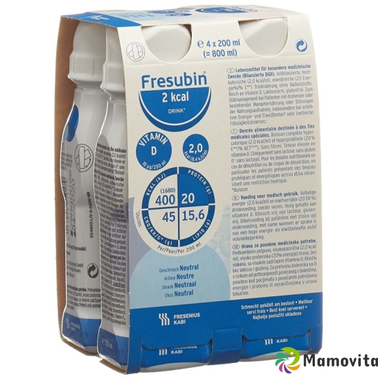 Fresubin 2 Kcal Drink Neutral Neu 4 Flasche 200ml buy online