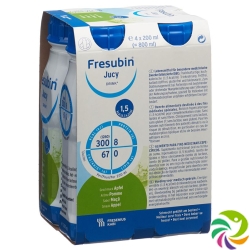 Fresubin Jucy Drink Apfel 4 Flatcap 200ml