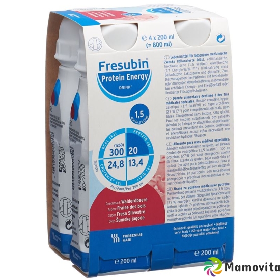 Fresubin Protein Ener Drink Wal N 4 Flasche 200ml buy online