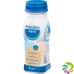 Fresubin Yodrink Aprikose-Pfirsi 4 Flatcap 200ml