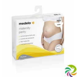 Medela Schwangerschafts-Slip XS/S Weiss 2 Stück