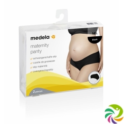 Medela Schwangerschafts-Slip M/L Schwarz 2 Stück