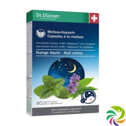 Dr. Dünner Melissa Calm Night Capsules 40 pieces