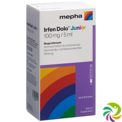 Irfen dolo junior suspension 100mg/5ml flasche 200ml