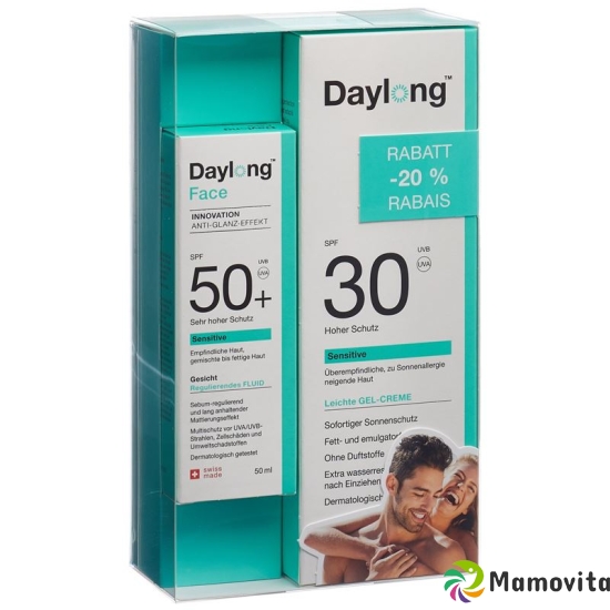 Daylong Sensitive Gel Cream 200ml + Sensitive Face Bottle 50ml buy online