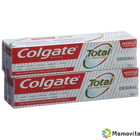 Colgate Total Original Zahnpasta Duo 2x 100ml buy online