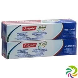 Colgate Total Plus Gesu Weiss Zahnpa Duo 2x 75ml