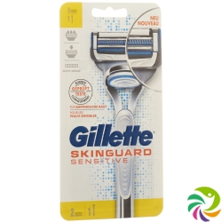 Gillette Skinguard Sensitive Rasierer mit 2 Klingen