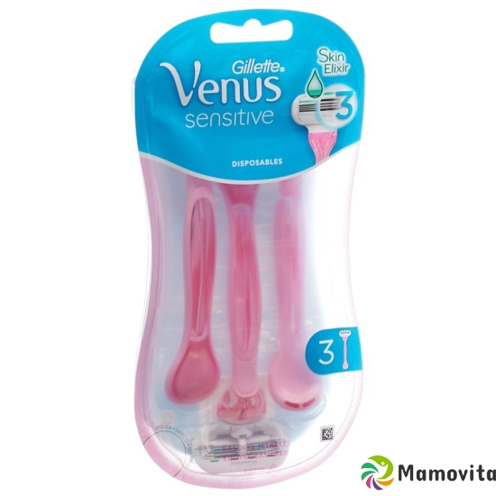 Gillette Venus Sensitiv SkinElixir Disposable razor 3 pieces buy online