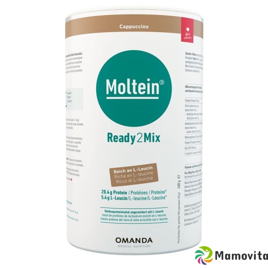 Moltein Ready2mix Cappuccino Dose 400g buy online