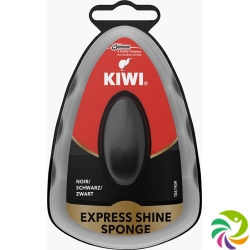 Kiwi Express Shine Sofortgla-Schwamm Schwarz 6ml