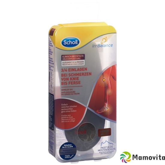 Scholl In-Balance Insoles 37-39.5 2 pieces buy online