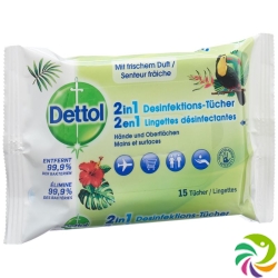 Dettol 2in1 Desinfektions-tücher 15 Stück