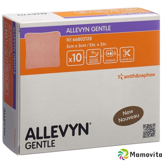 Allevyn Gentle Wundverband 5x5cm 10 Stück buy online