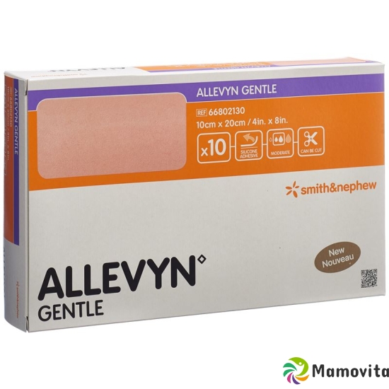 Allevyn Gentle Wundverband 10x20cm 10 Stück buy online