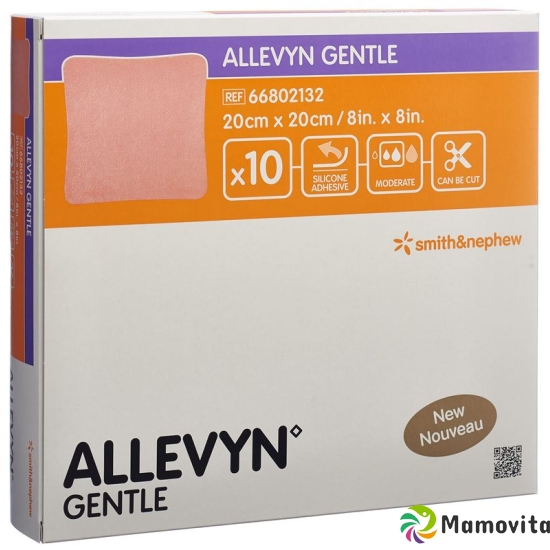 Allevyn Gentle Wundverband 20x20cm 10 Stück buy online