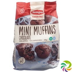 Semper Mini Muffins Schokolade Beutel 185g