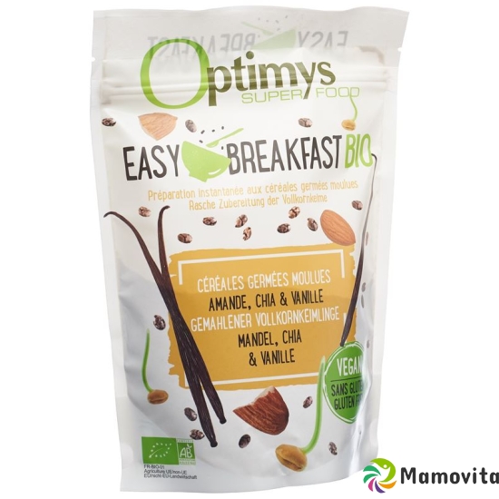 Optimys Easy Breakfast Mandel Chia Vanil Bio 350g buy online