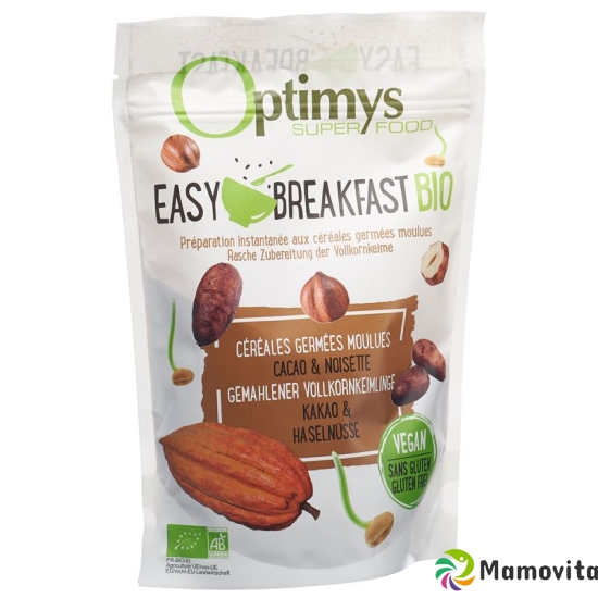 Optimys Easy Breakfast Kakao Haselnuesse Bio 350g buy online