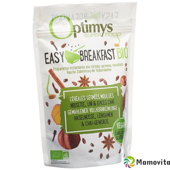 Optimys Easy Breakfast Haseln Leins Chai Bio 350g buy online