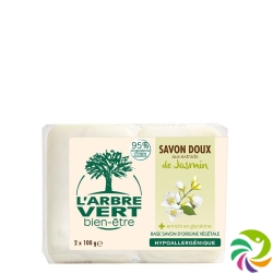 L'Arbre Vert Öko Seife Bio Jasmin Fr 2x 100g