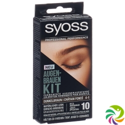 Syoss Augenbrauen-Kit Dunkelbraun 10ml