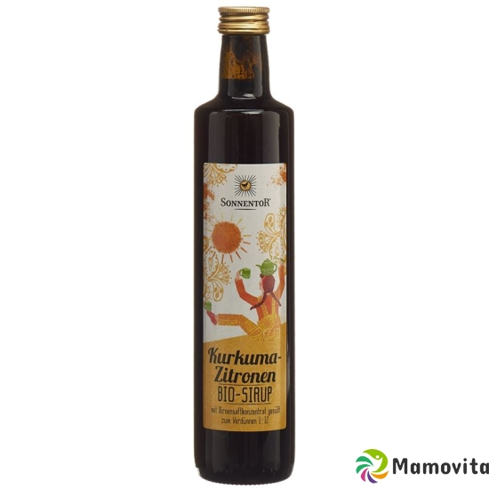 Sonnentor Kurkuma-Zitronen Sirup Flasche 500ml buy online