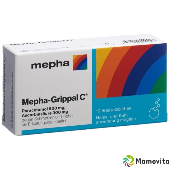 Mepha-grippal C Brausetabletten Beutel 10 Stück buy online