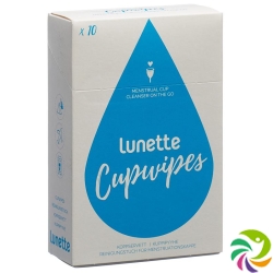 Lunette Cupwipe Reinigungstücher 10 Stück