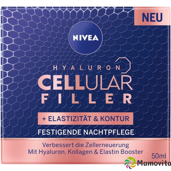 Nivea Hyaluron Cell Fill+ela Nachtpflege 50ml buy online