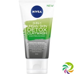 Nivea 3-in-1 Urban Skin Detox Claywash 150ml