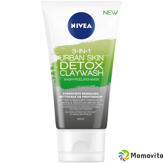 Nivea 3-in-1 Urban Skin Detox Claywash 150ml buy online