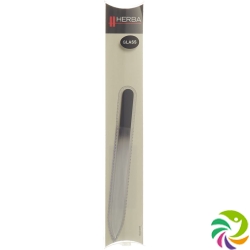 Herba glass nail file in case 14cm black