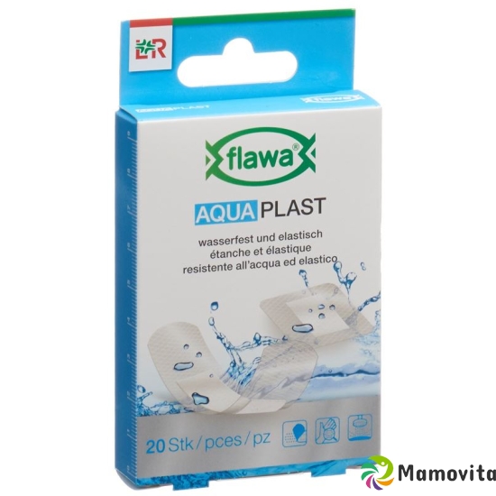 Flawa Aquaplast Pflasterstrips waterproof 2 sizes 20 pcs buy online