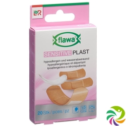 Flawa Sensitive Plast Plaster Strips 3 sizes 20 pieces