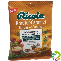 Ricola herbal Caramel without sugar with stevia Battalion 125 g