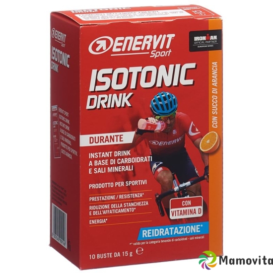 Enervit Sport Isotonic Drink Orange 10 Beutel 15g buy online