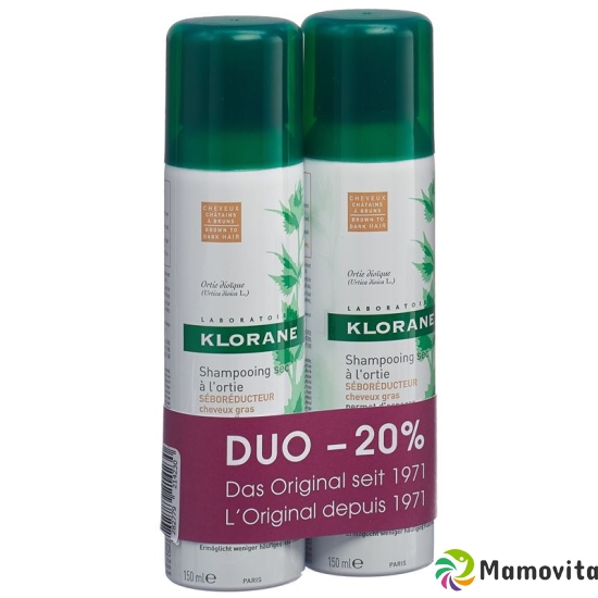 Klorane Trockenshamp Brenne Get 2x 150ml -20% buy online